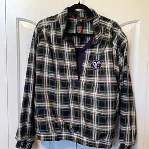 SUNICE Golf Jacket Green blue white Size M